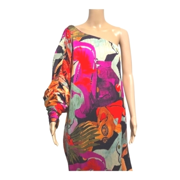 ANDREA IYAMAH LETTI PLEATED DRESS - Picture 4 of 16